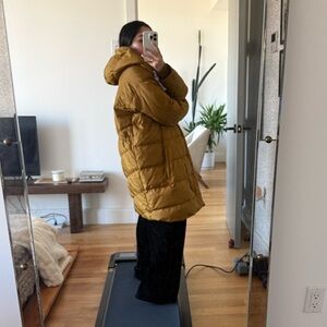 Masai Copenhagen Puffer Gold-Mustard Coat